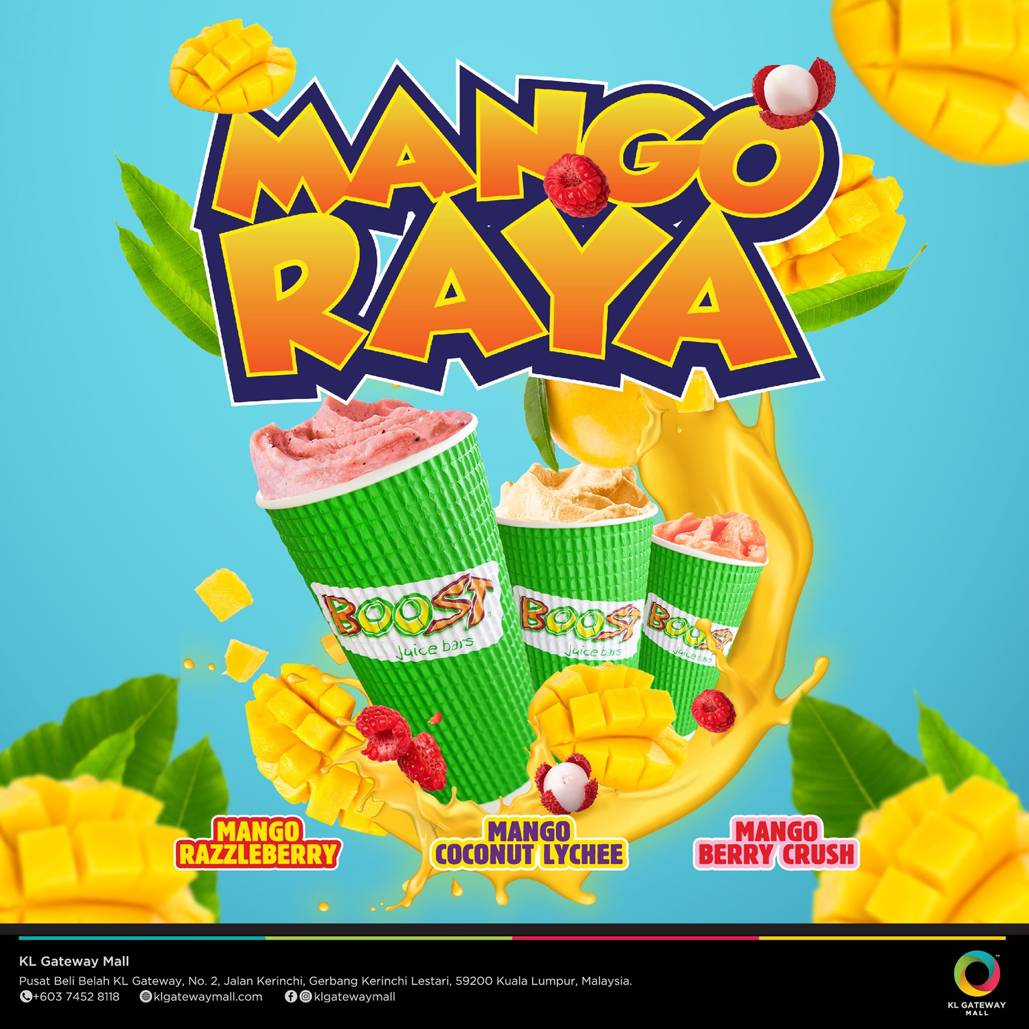 KL Gateway Mall - Jom Mango Raya with Boost! Introducing a...