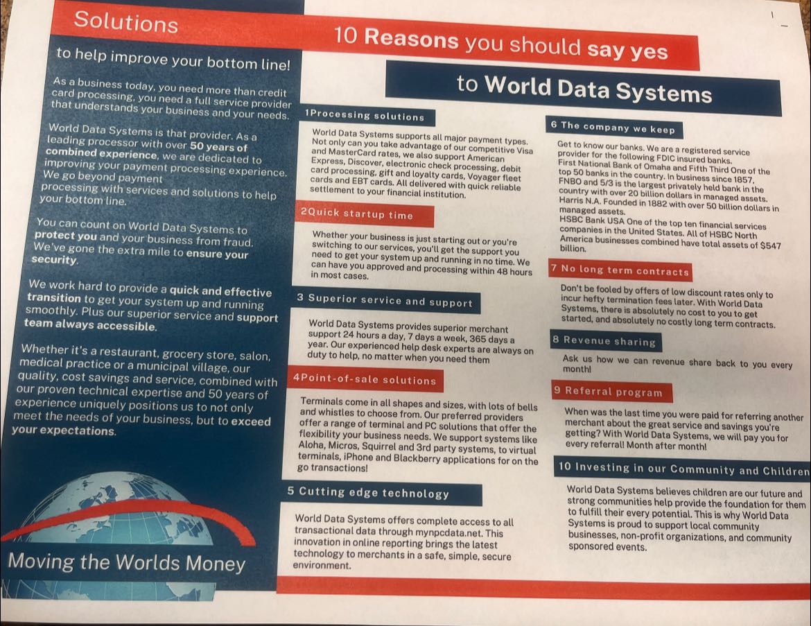 WDS World Data Systems | Chicago IL