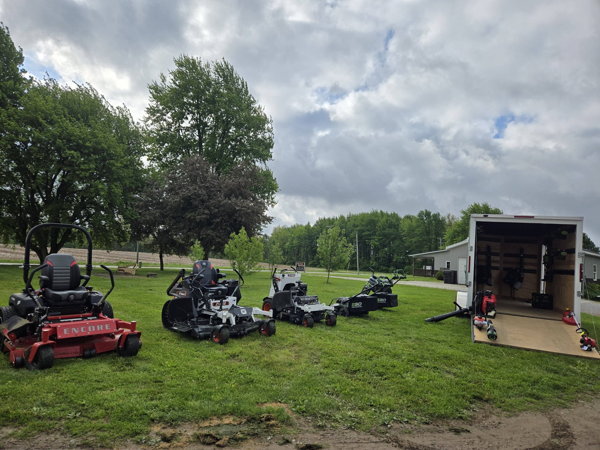 Demo and discounts on mowers at Schirack Small Engine Repair