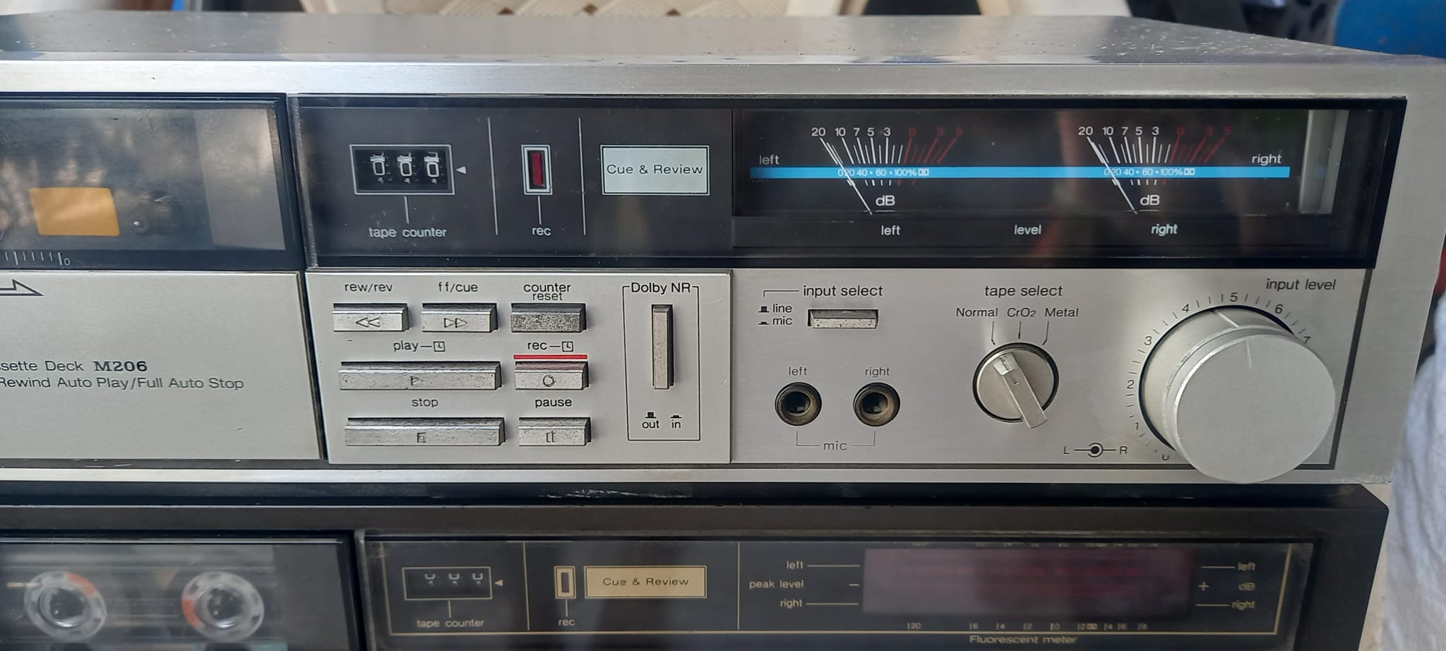 Vintage Technics M24 cassette deck