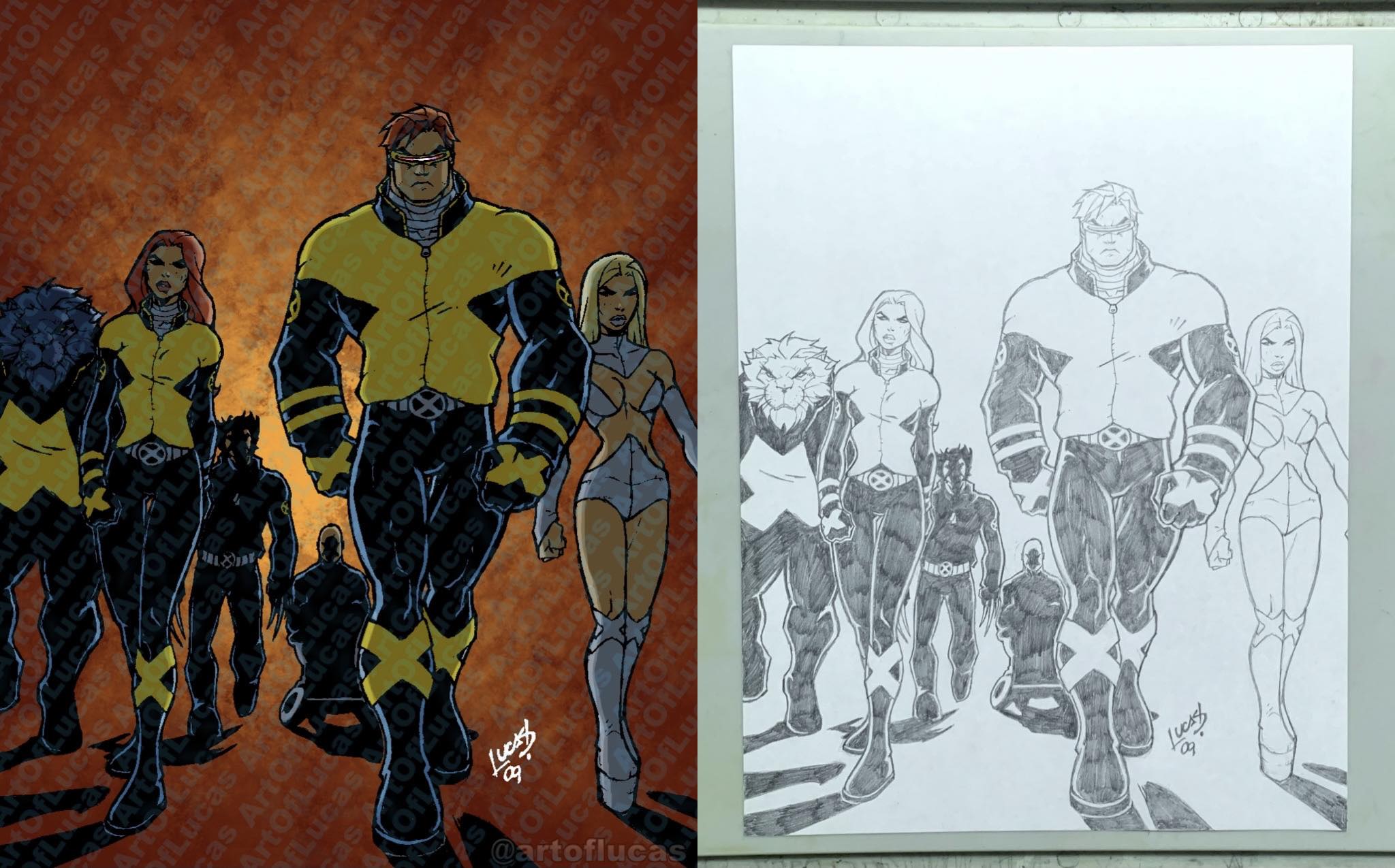 リクエスト2点 X-Men: The Animated Series Original Art Auction - Ends August 2