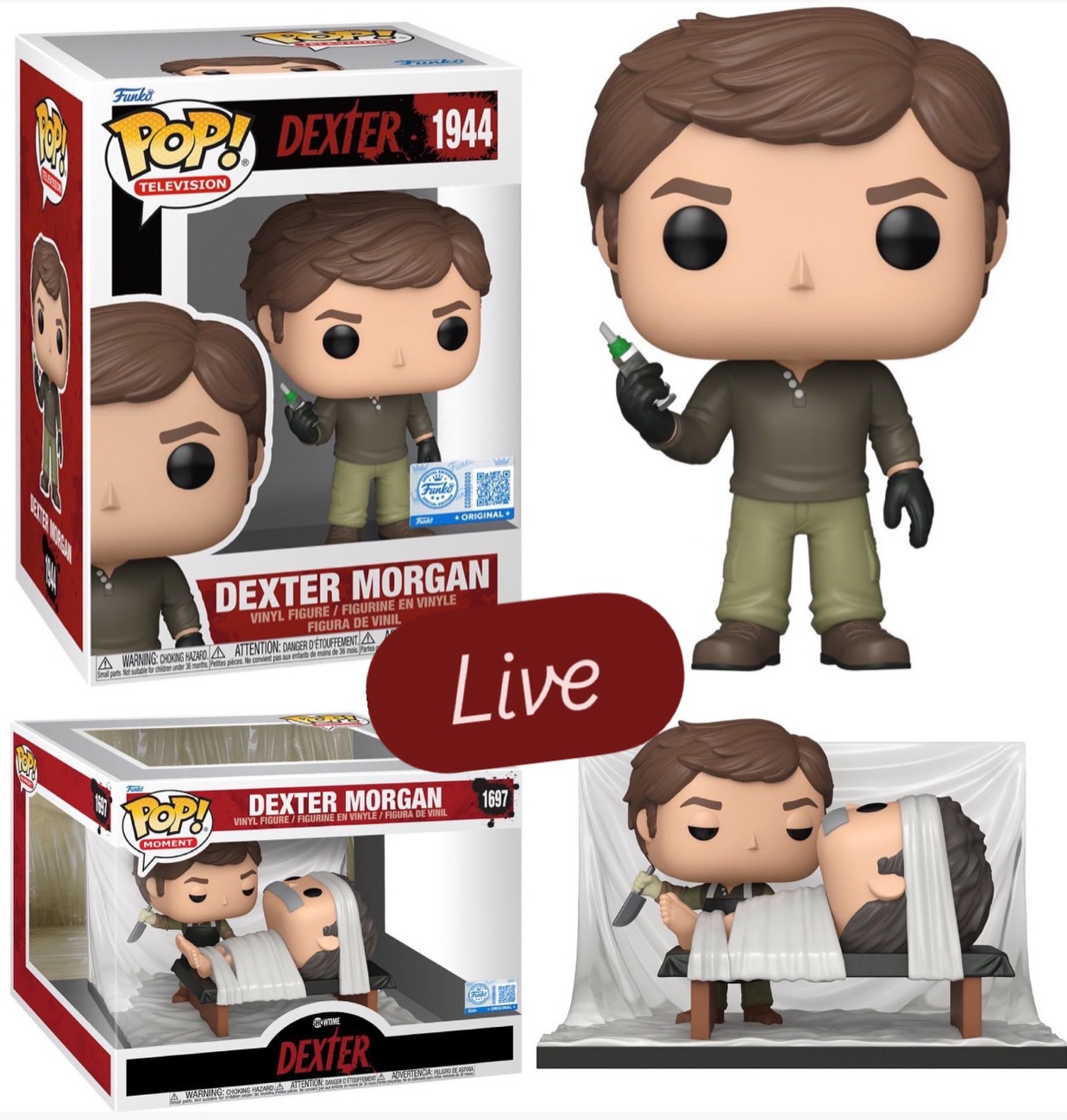 Funko POP! デクスター Funko Shop限定版 Now live! Funko Shop exclusive Dexter POPs! Head to the link below