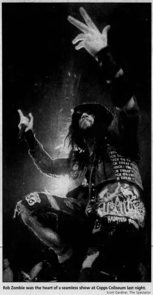 White Zombie and Ramones live at Verdun Auditorium in 1995