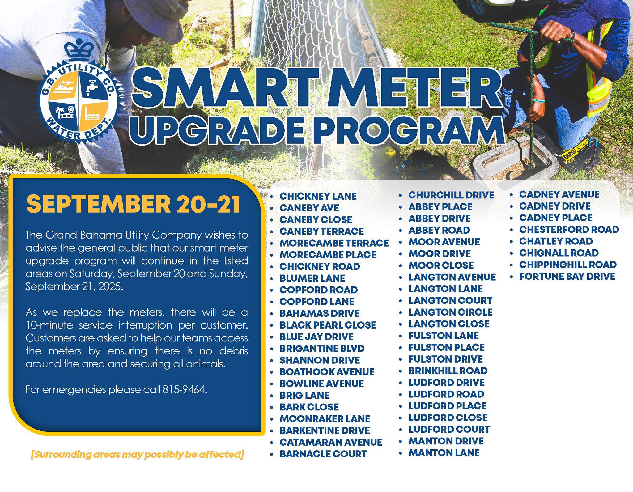 The Grand Bahama Utility... - Grand Bahama Utility Company | Facebook