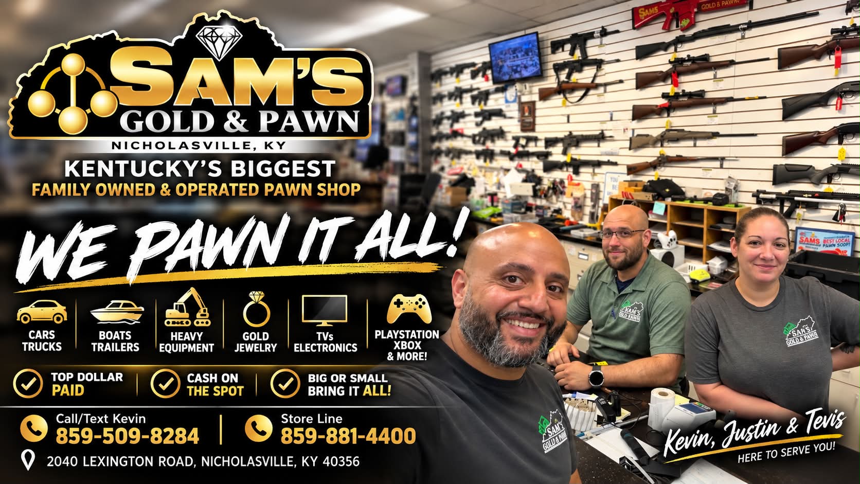 Sam's Gold & Pawn | Nicholasville KY