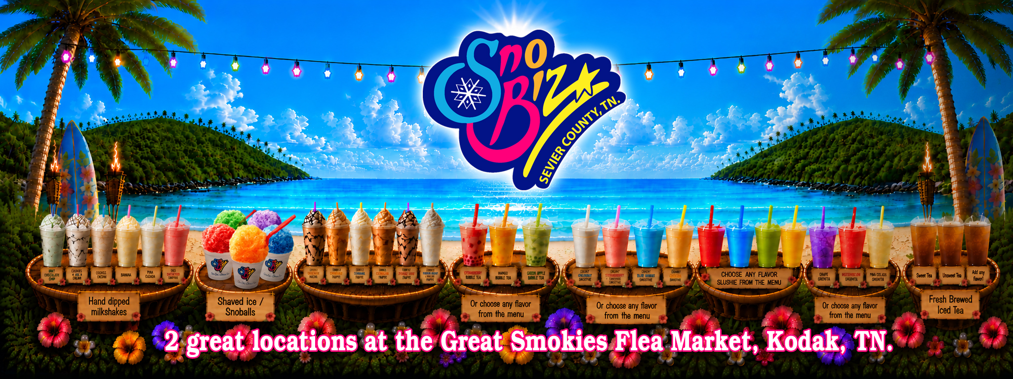 Sno Biz of Sevier County - Real Hawaiian Shave Ice | Kodak TN
