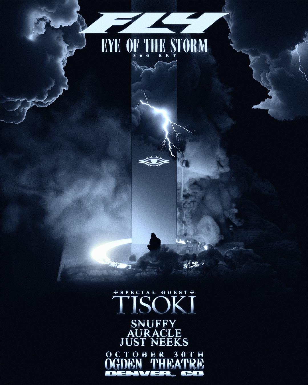 FLY will debut a special 360° set: 'Eye of the Storm' at the Ogden
