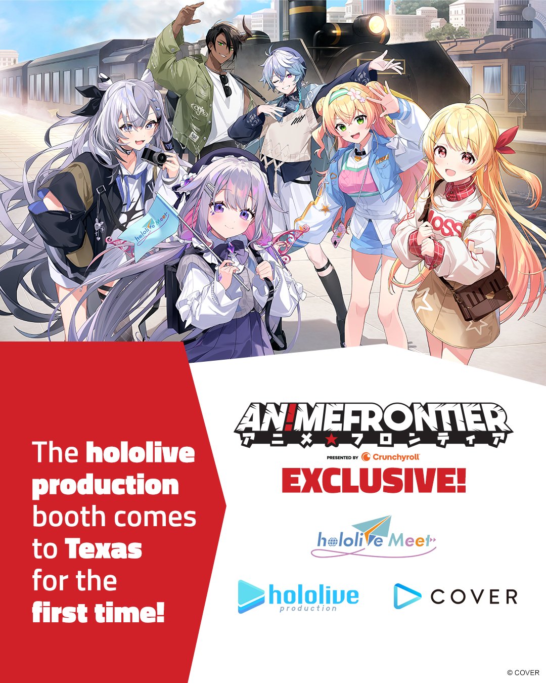 Hololive Western Caravan popup in Animate only shop has been