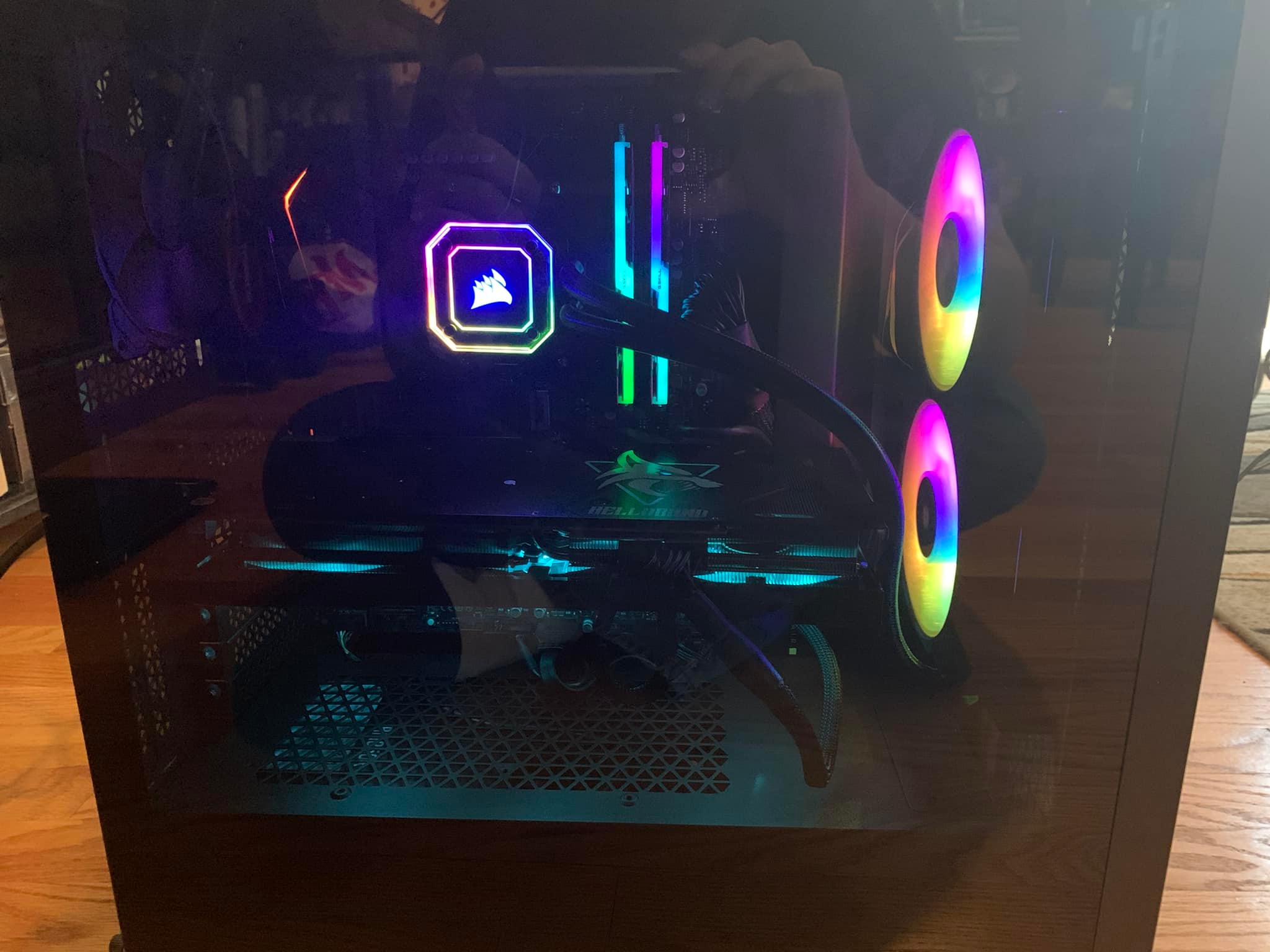 Just finished my first computer. It has Ryzen 5 5600XT and RX 6700