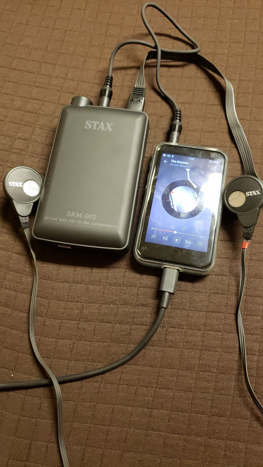 Stax SR-002 with SRM-002 Energizer impressions