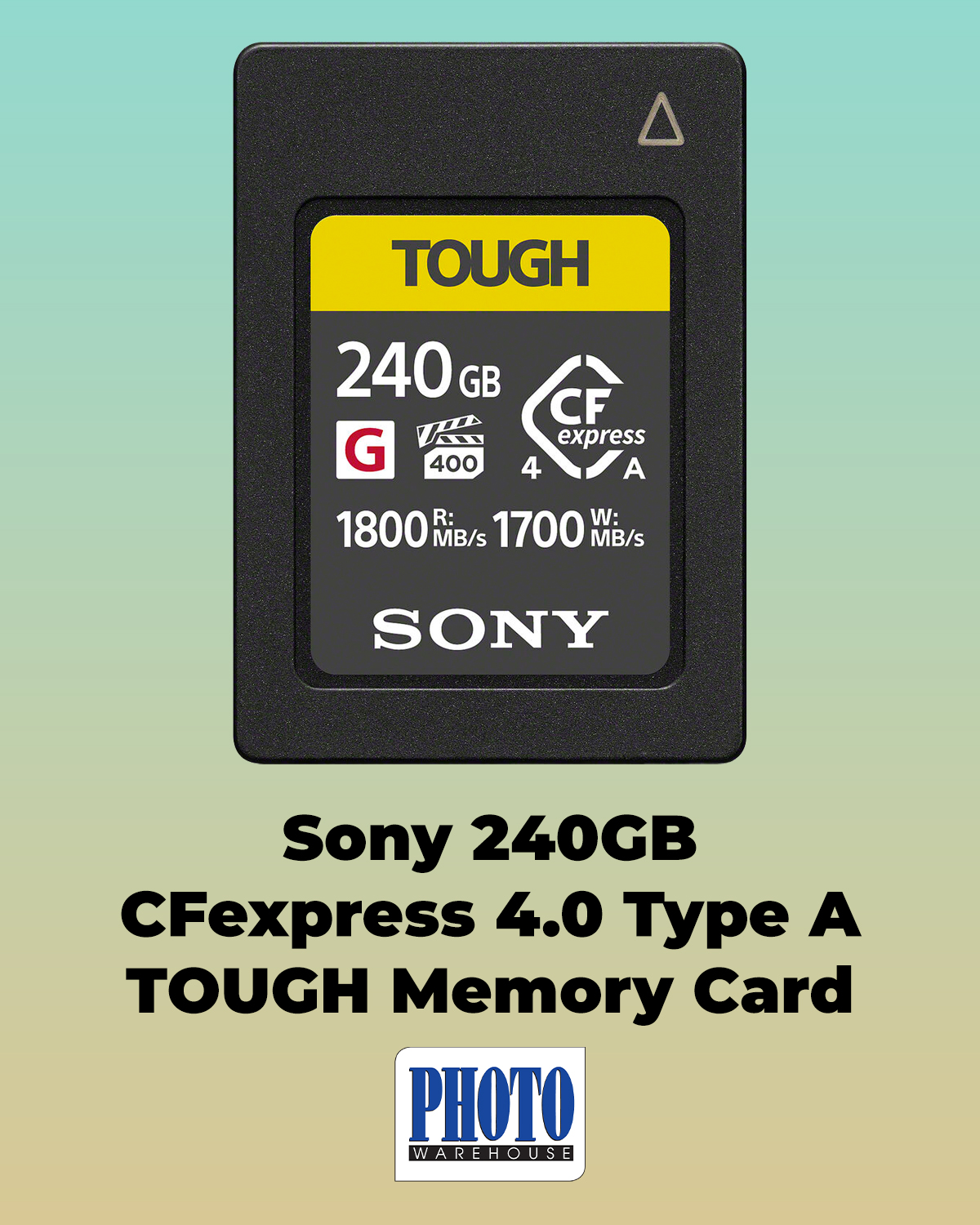 Built for creators who push their cameras hard, the Sony 240GB