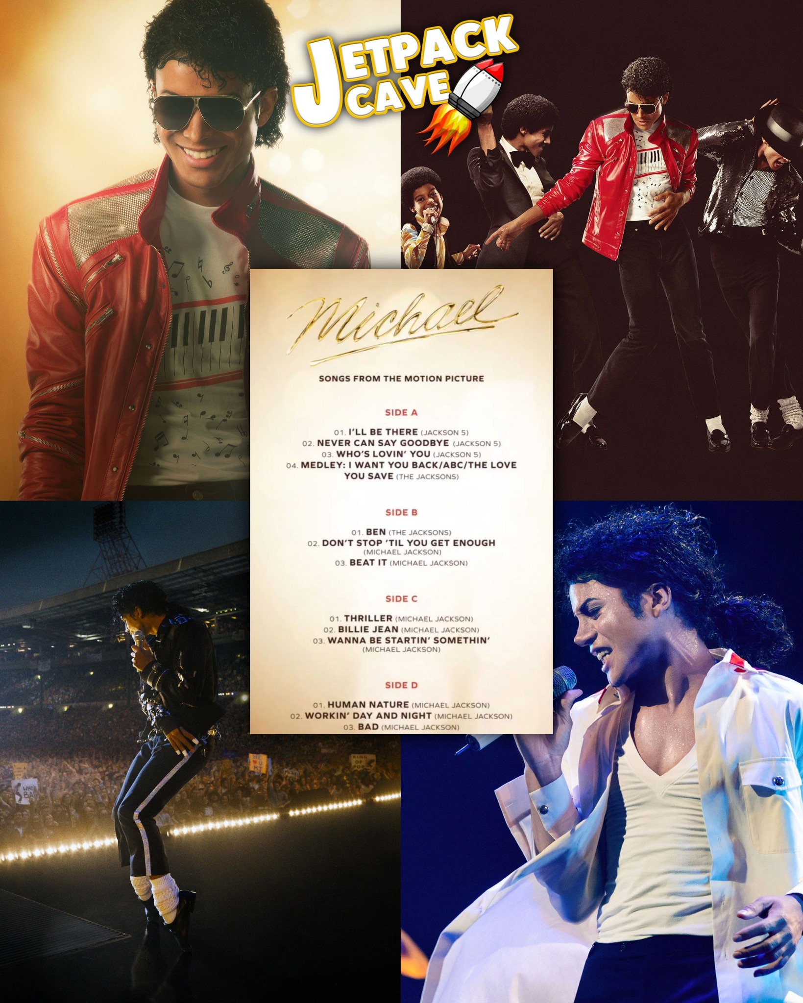 Michael Jackson songs from the motion picture