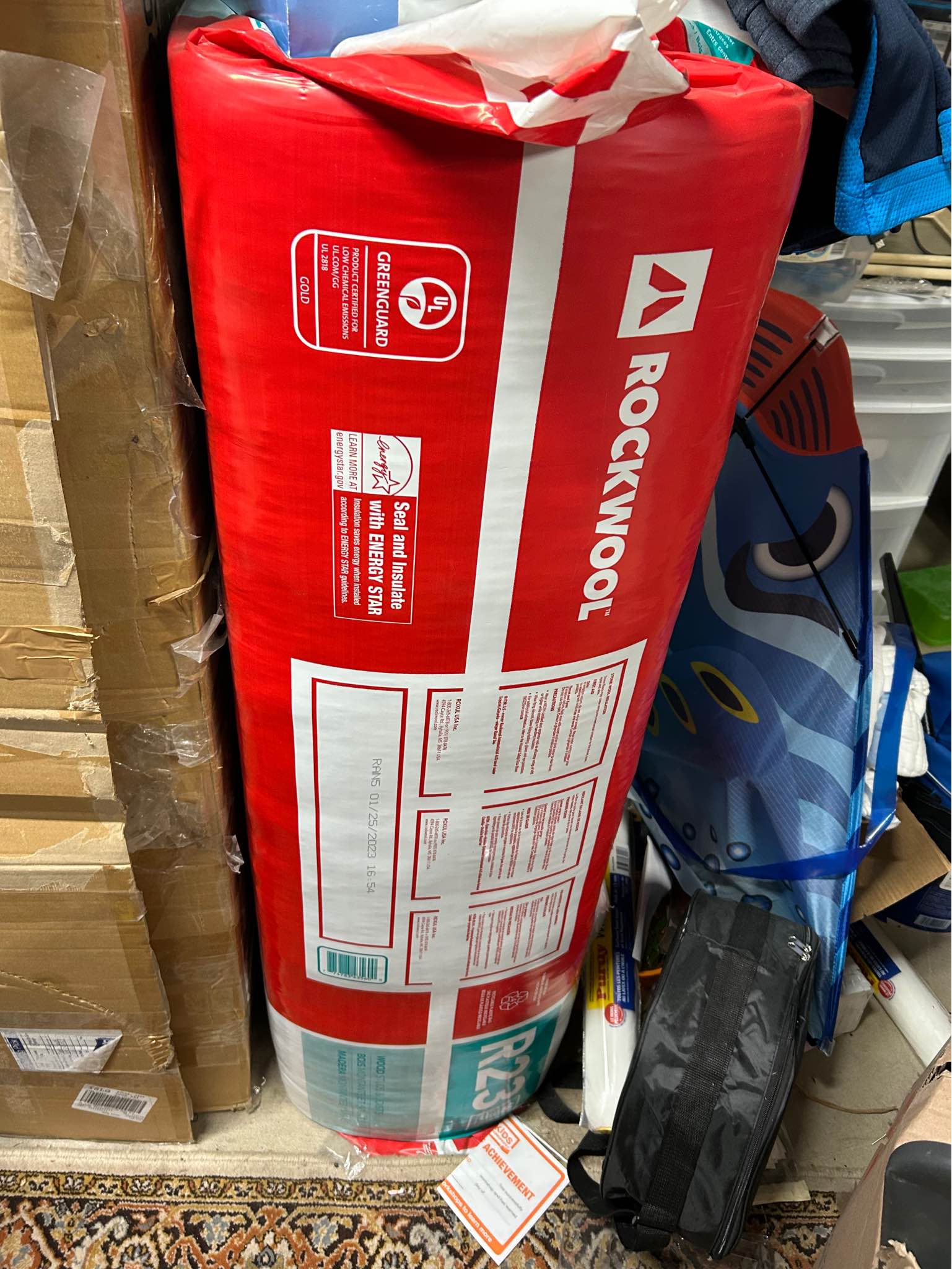 Rockwool R23 16” insulation 3.75 bundles - price is for all. Can ...