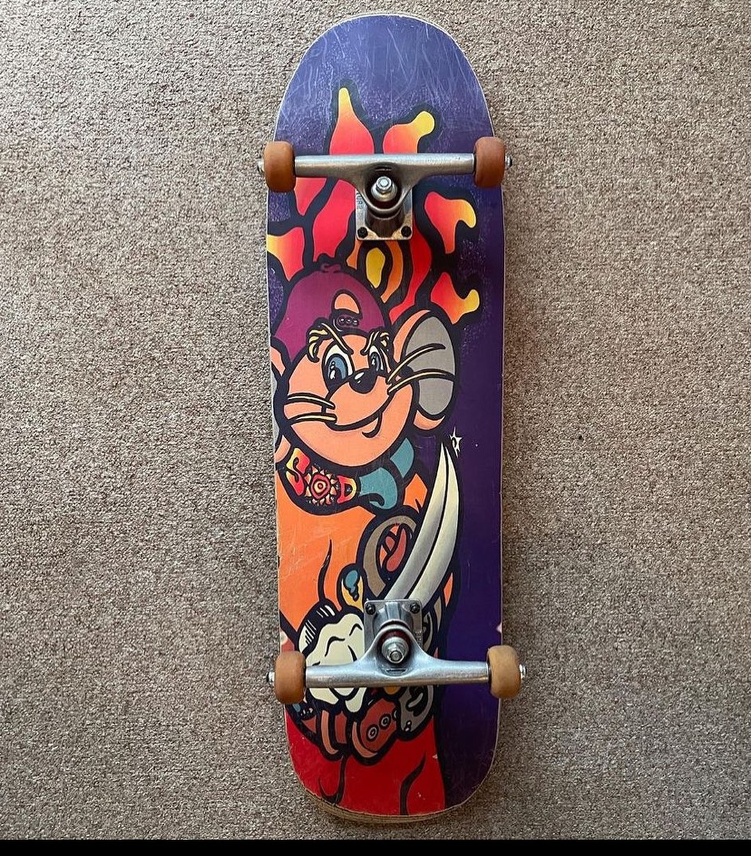 Restored 1988 Schmitt Stix Steve Douglas skateboard