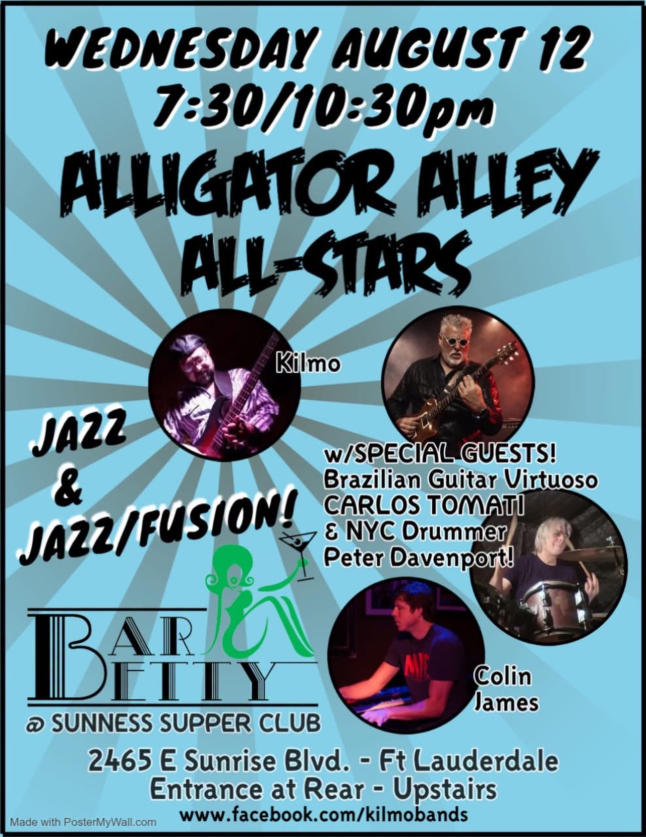 Alligator Alley Allstars with Jesse Ricca, Kilmo & Jack Ciano