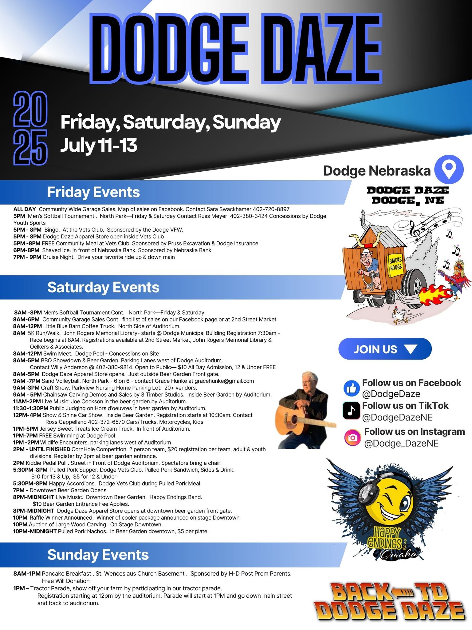 Dodge Daze - 🎉 The official DODGE DAZE 2025 poster is... | Facebook