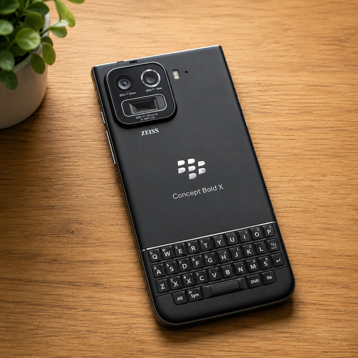 BlackBerry Bold X Concept: ZEISS 120mm 5x Periscope Meets the