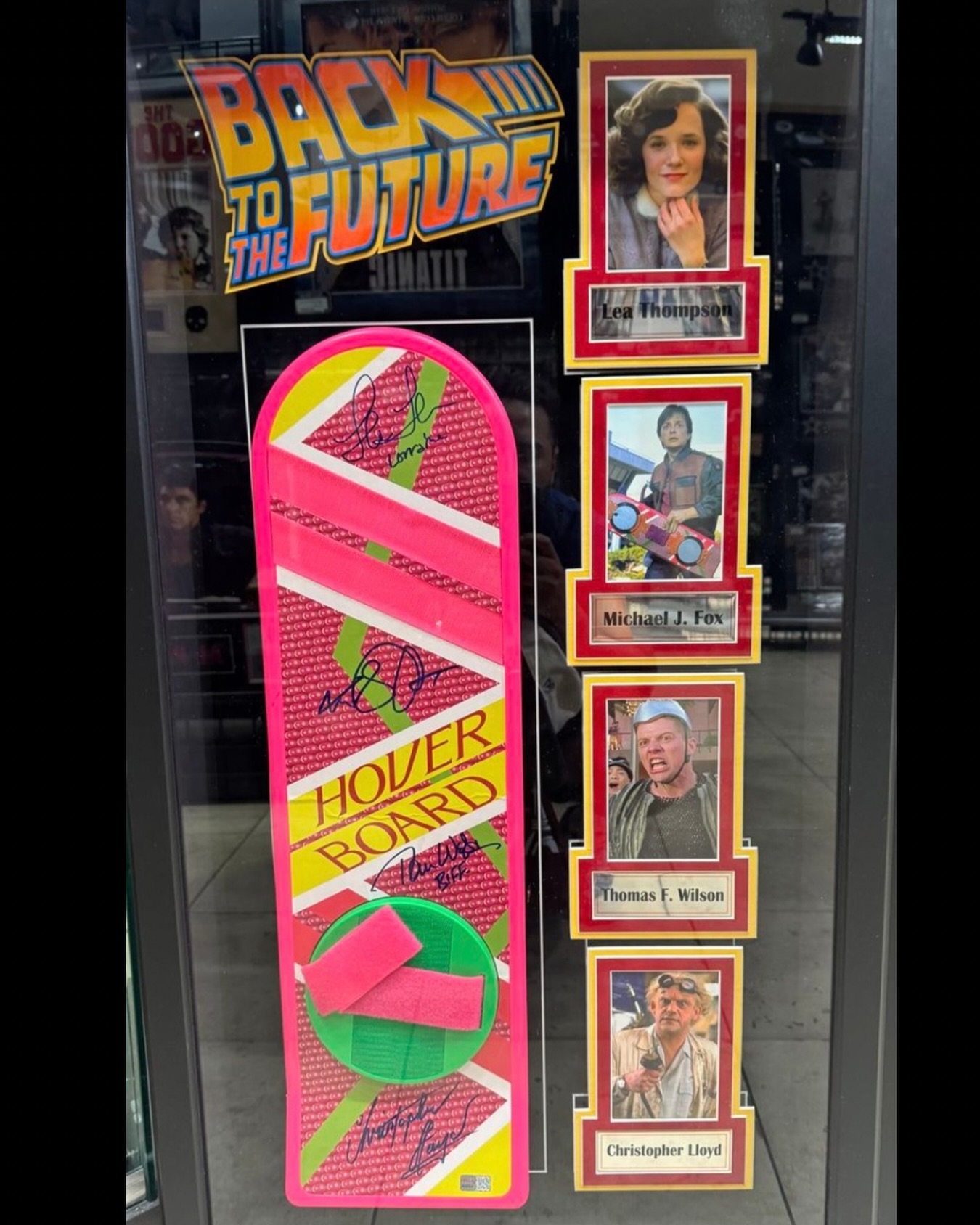 Now that's how you display an autographed Hoverboard