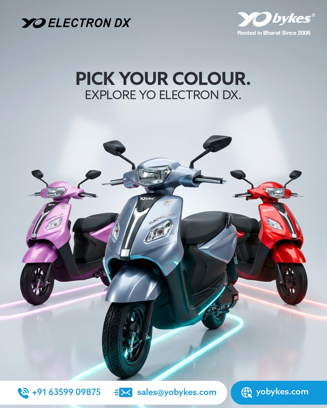From quick runs to daily commutes, ride effortlessly. Reach out to