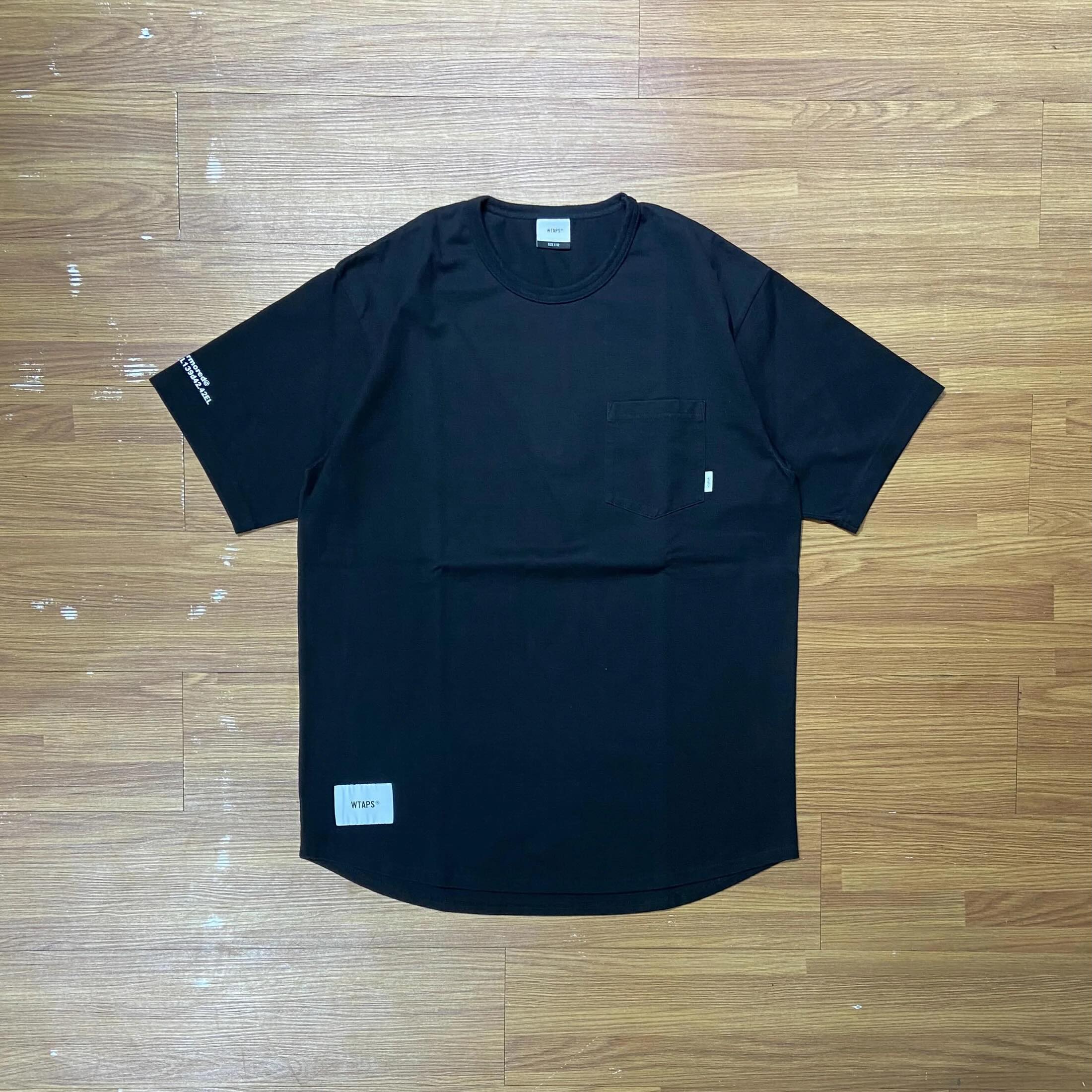 WTAPS BLANK POCKET SS GPS 03 / TEE. COPO (Made in Japan) Black M