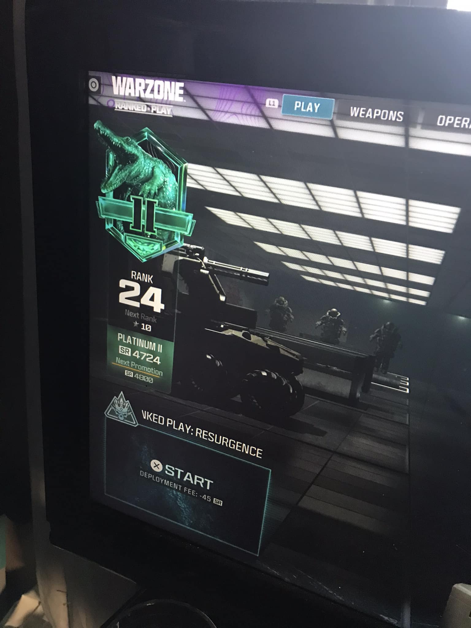 Any ranked players on? I'm trying to get to plat but when I win