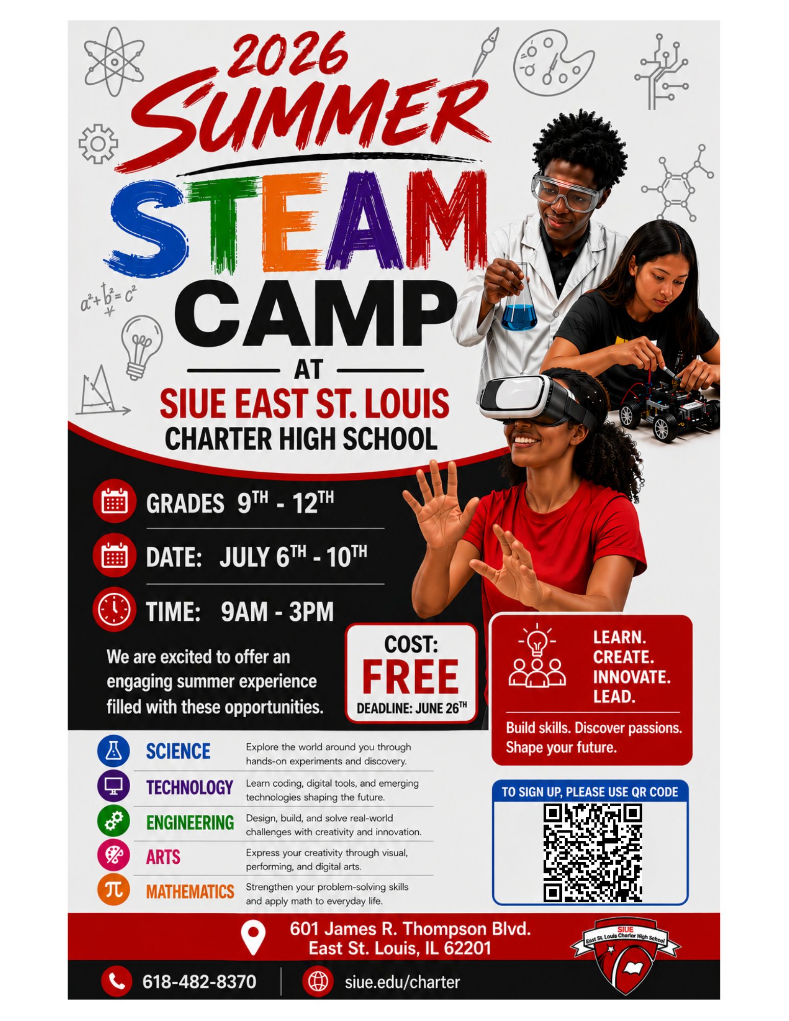 Check out these FREE STEAM camps being offered by SIUE East St 