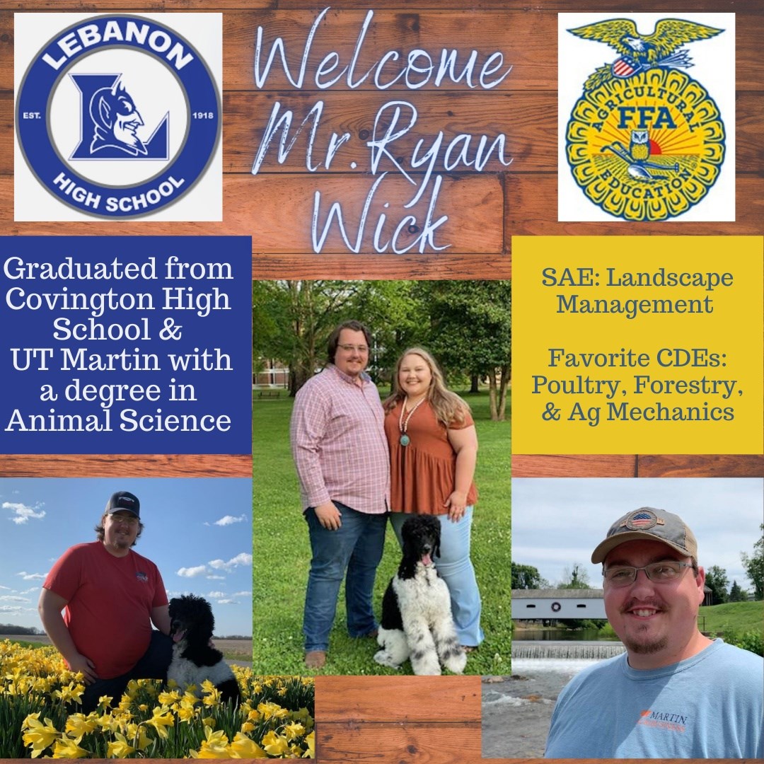 Welcome to... - Lebanon FFA Members, Alumni and Supporters