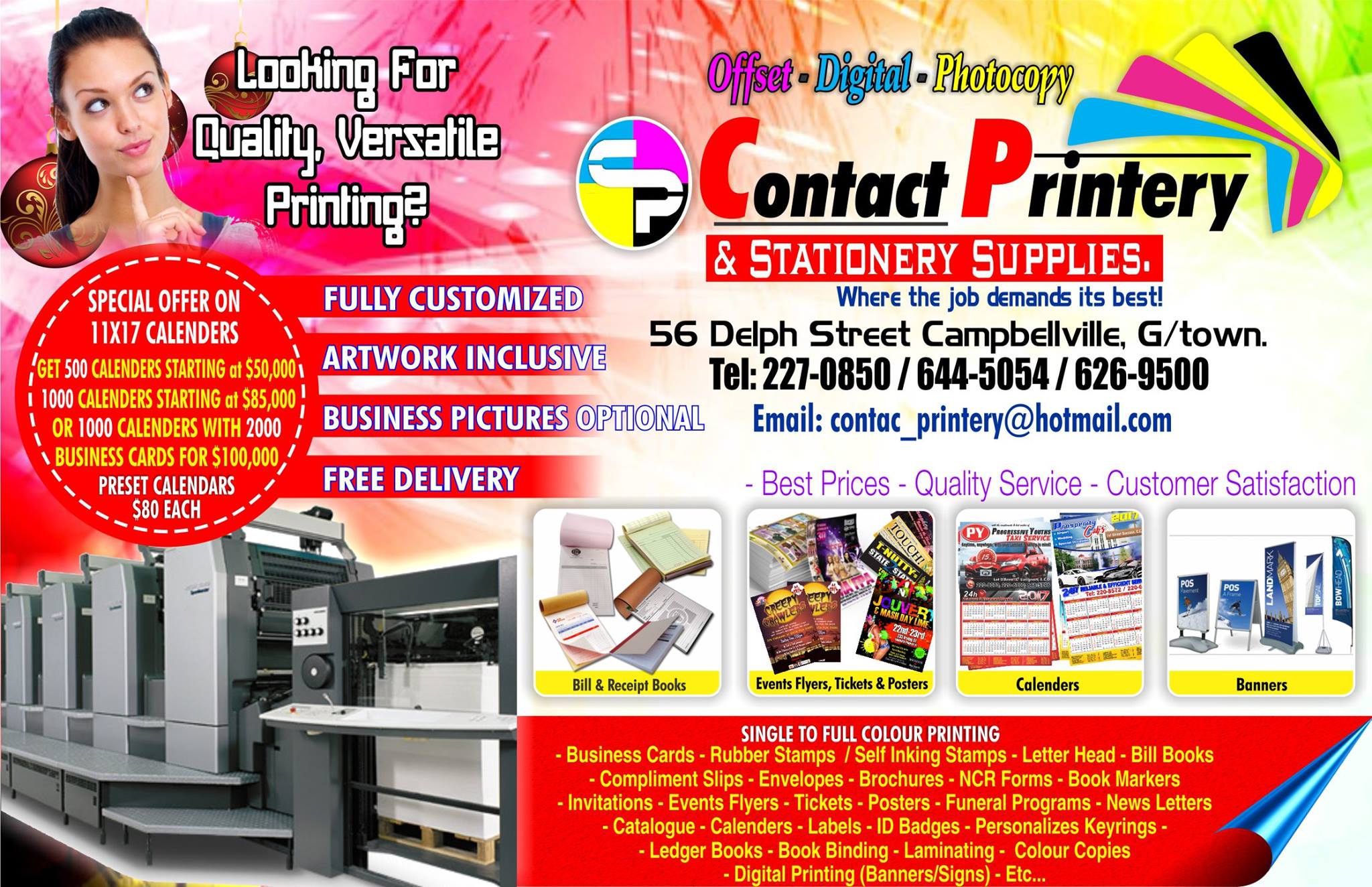 Contact Printery | Georgetown