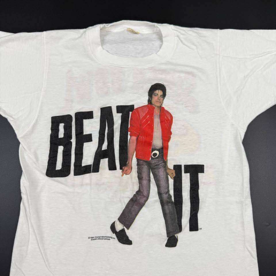 Rare Michael Jackson beat it t-shirt from 1984