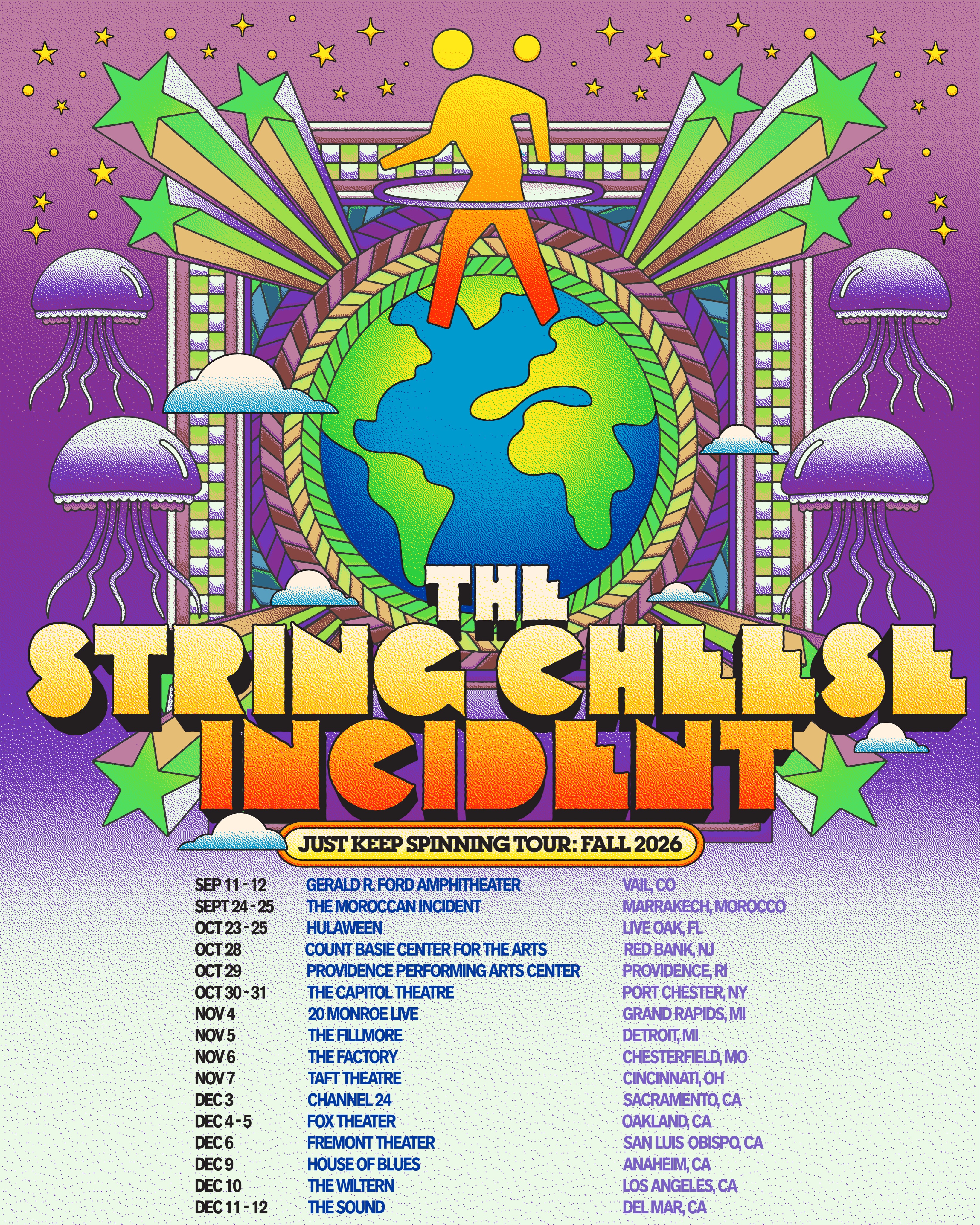 String Cheese Incident 13公演セット JUST ANNOUNCED! 🌎✨ The String Cheese Incident is bringing the