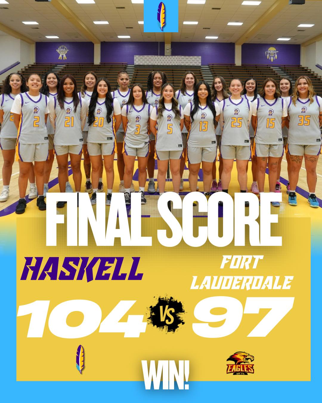 Haskell - BIG ROAD WIN 🔥 #whereculturecreateschampions💛💜 | Facebook