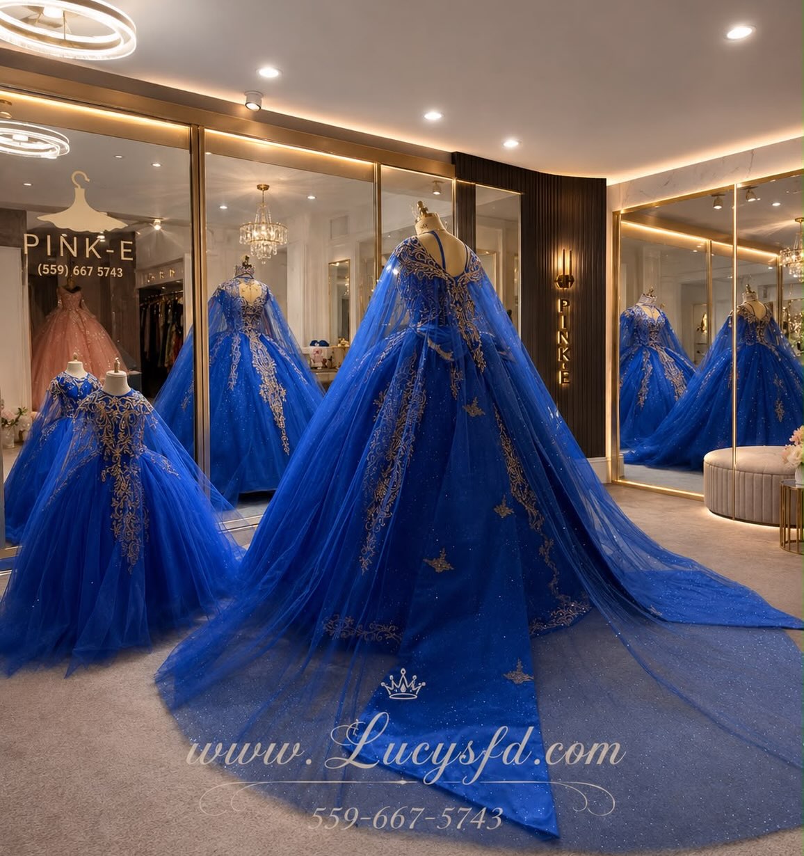 formal dress shops in visalia ca Pink E boutique maker Lucy Gowns Designs Sherri Hill Pre-release