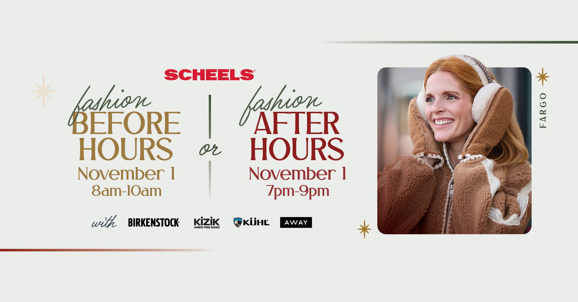 Fargo SCHEELS Fashion Before & After Hours Shopping Events