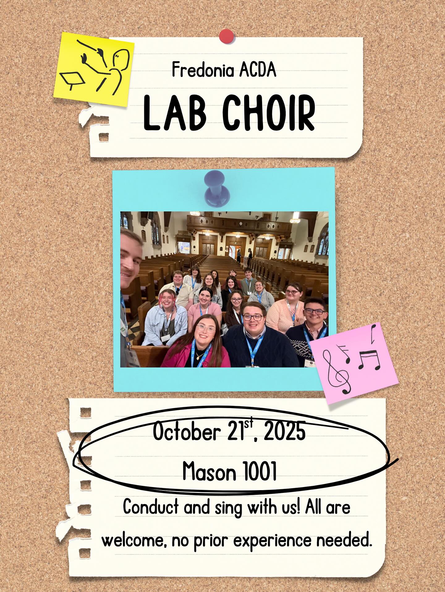 Fredonia ACDA Chapter - Come to ACDA's first general body meeting of ...