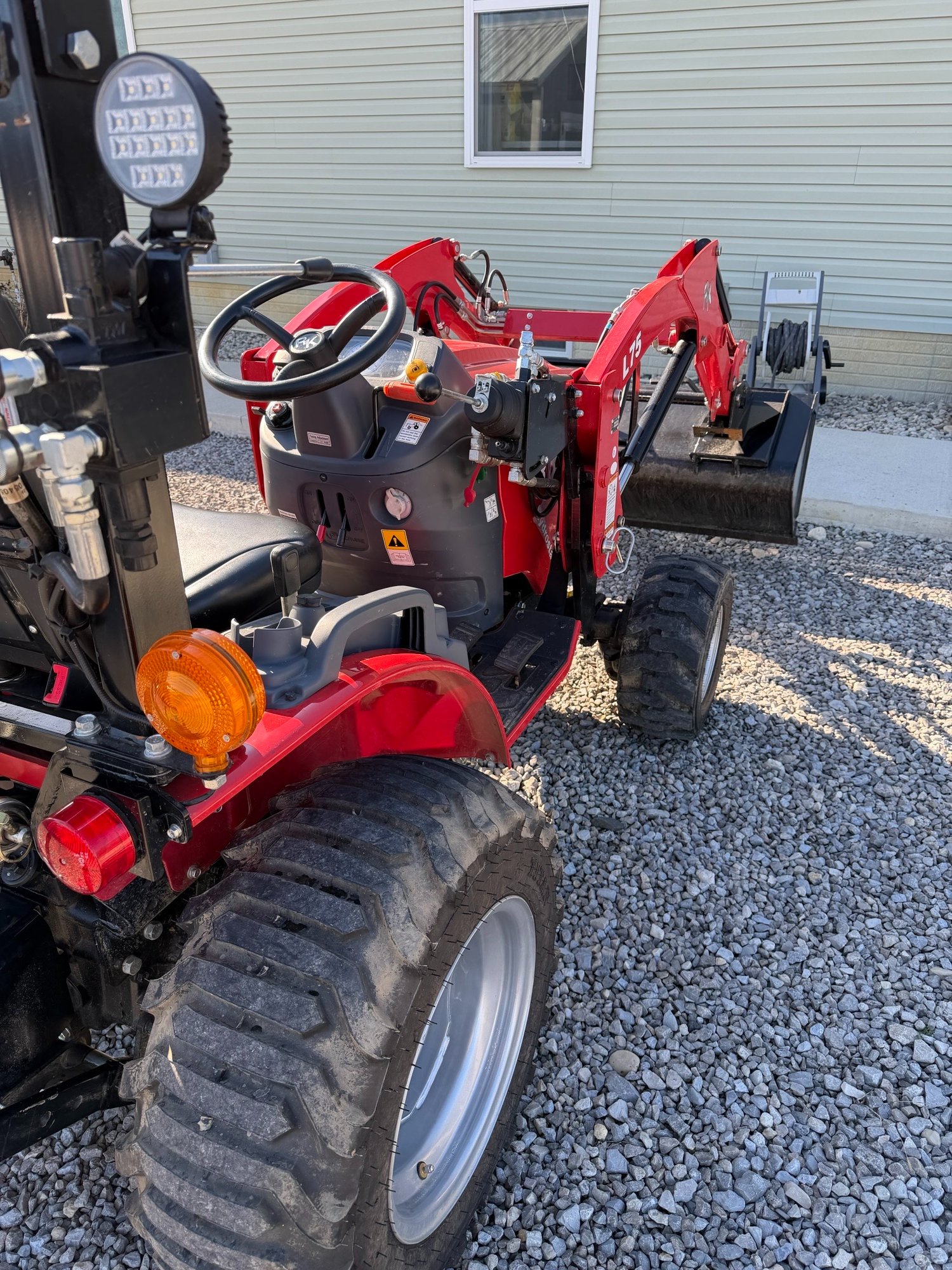 Rural King RK24 Compact tractor, Front Loader, Finish Mower - Lawn ...