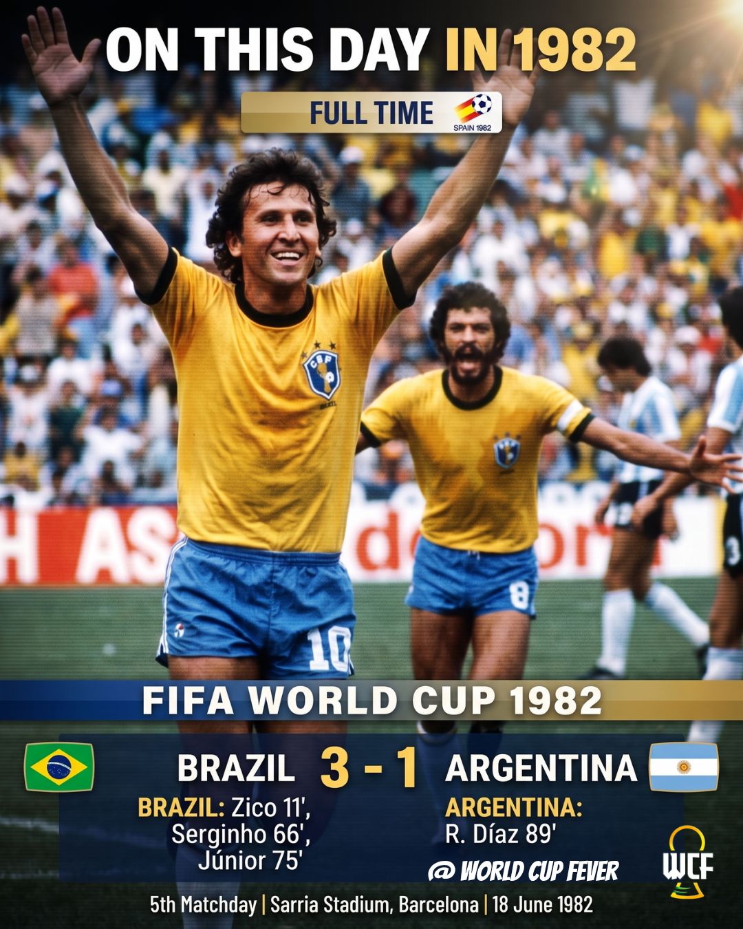 When Zico Conquered Wembley! England vs Brazil 1981. In 1981
