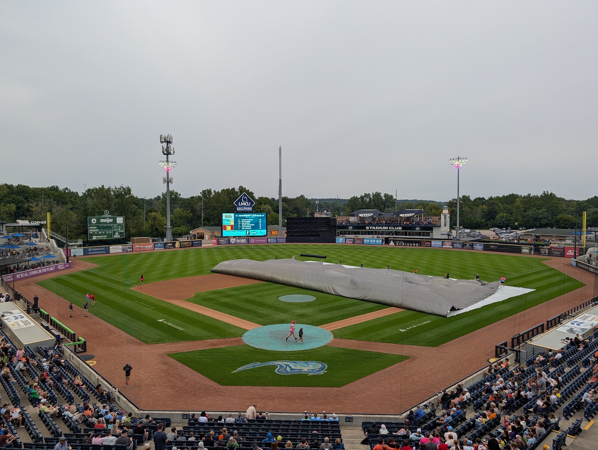 The tarp is coming off, we've got a bit of work to prepare the