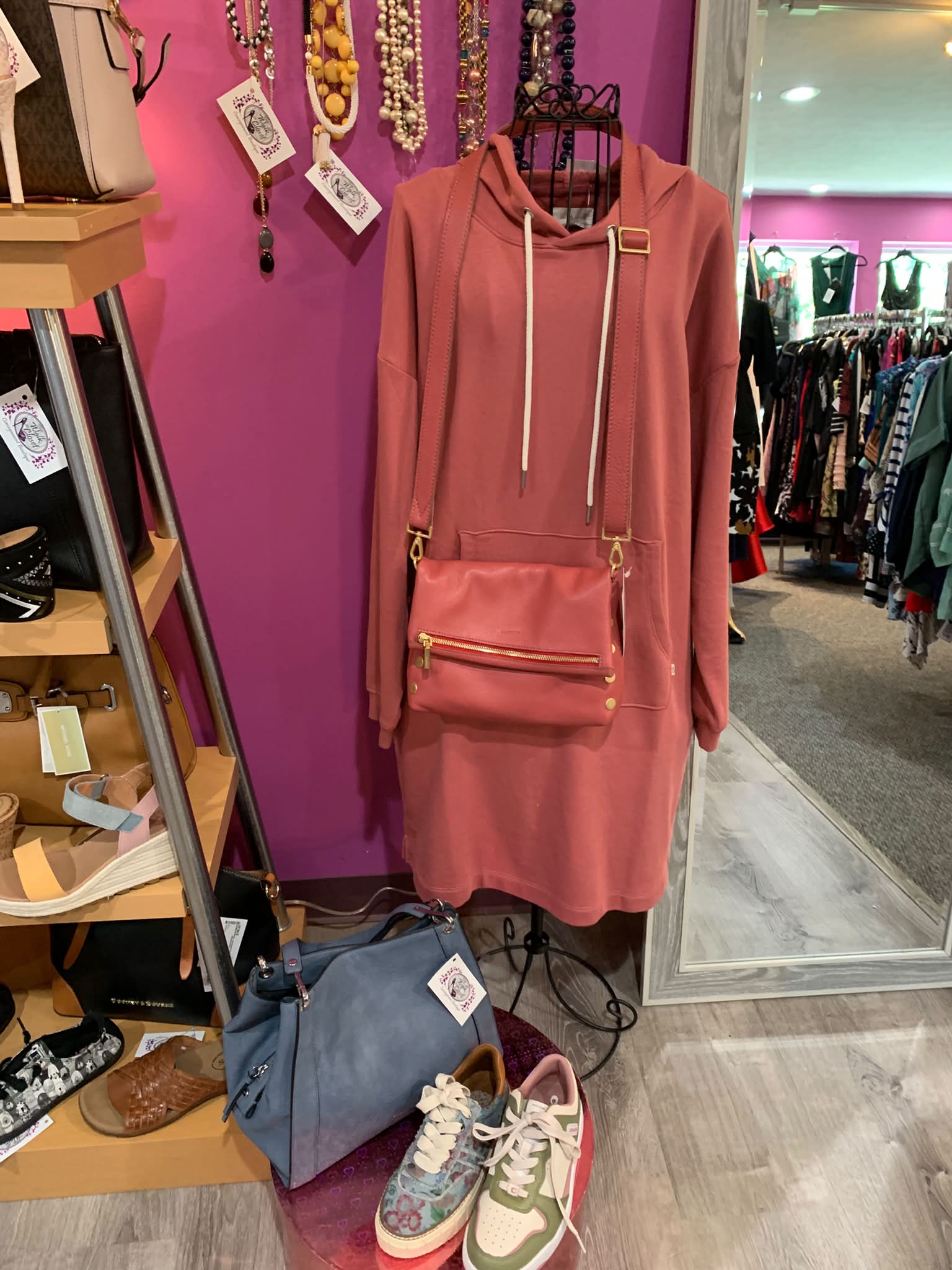 lou and grey sweatshirt dress Very cute & size medium shown with Hammitt handbag! Lashout sweater
