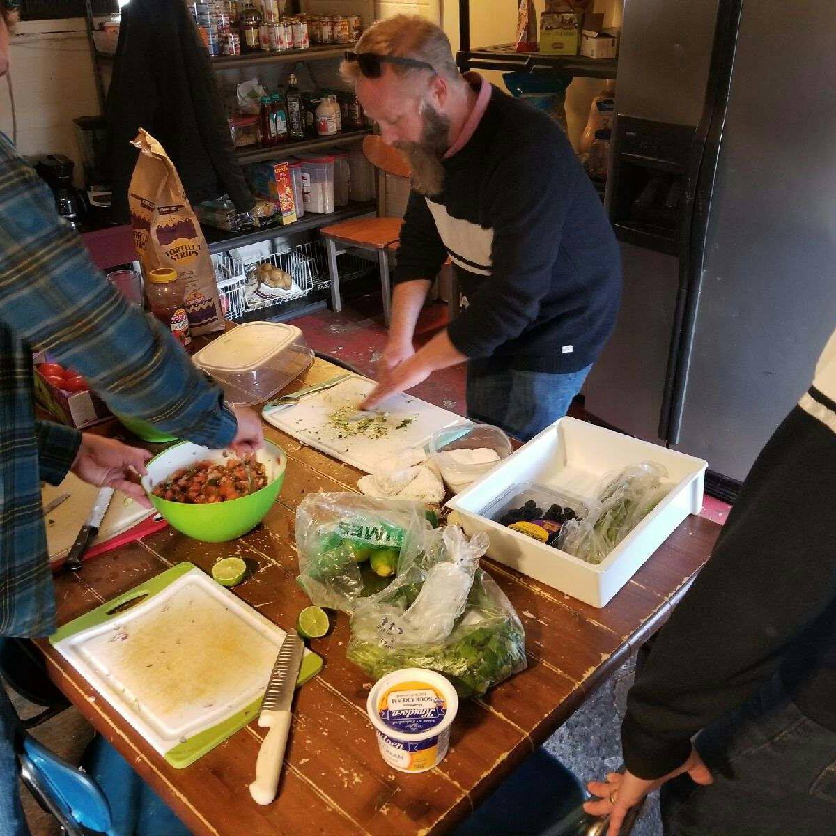 Our chef, Shawn Reddy, teaching... - Recovery In The Pines | Facebook