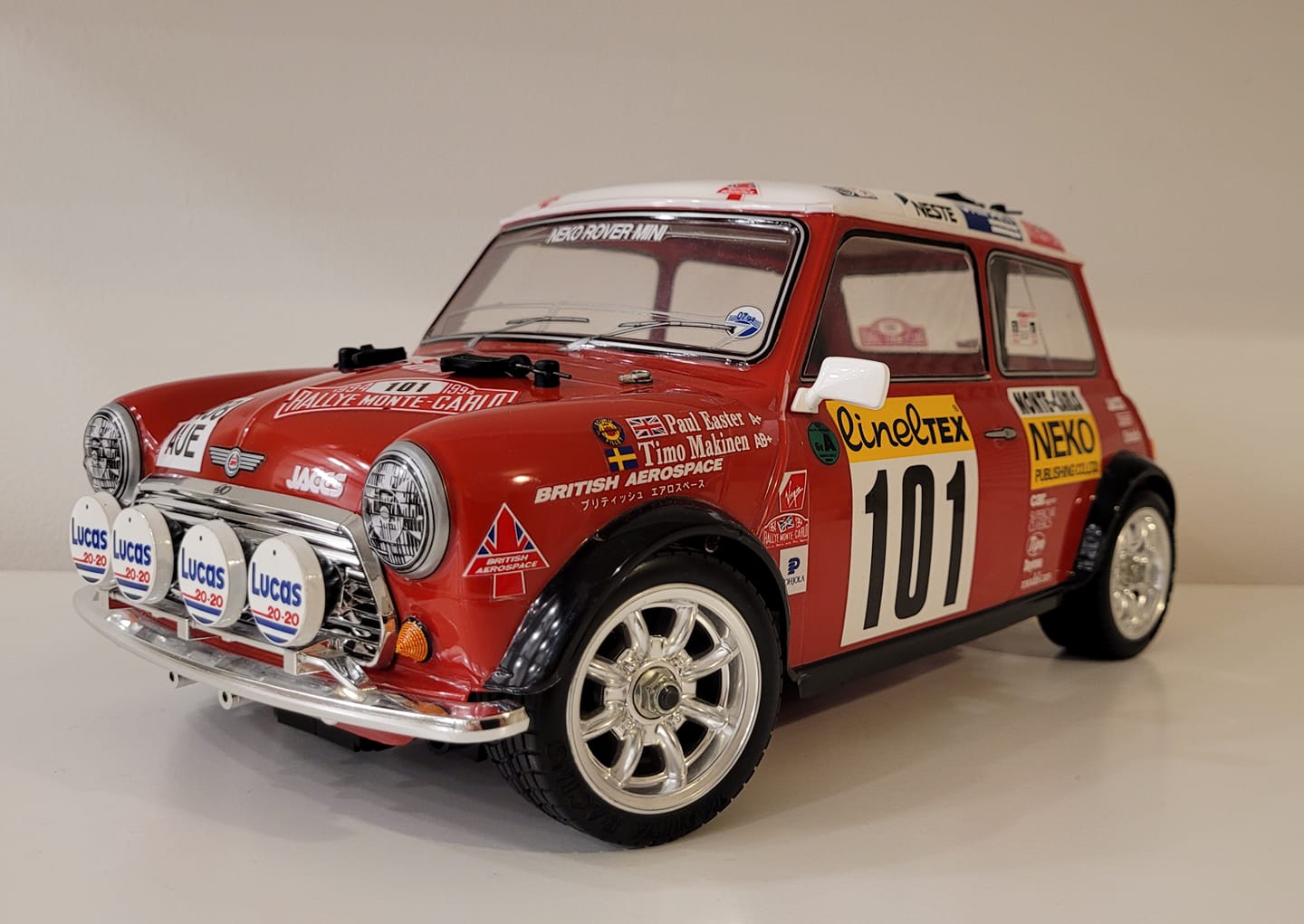 My first Tamiya RC Car was M-01 Rover Mini Cooper. Now I have a