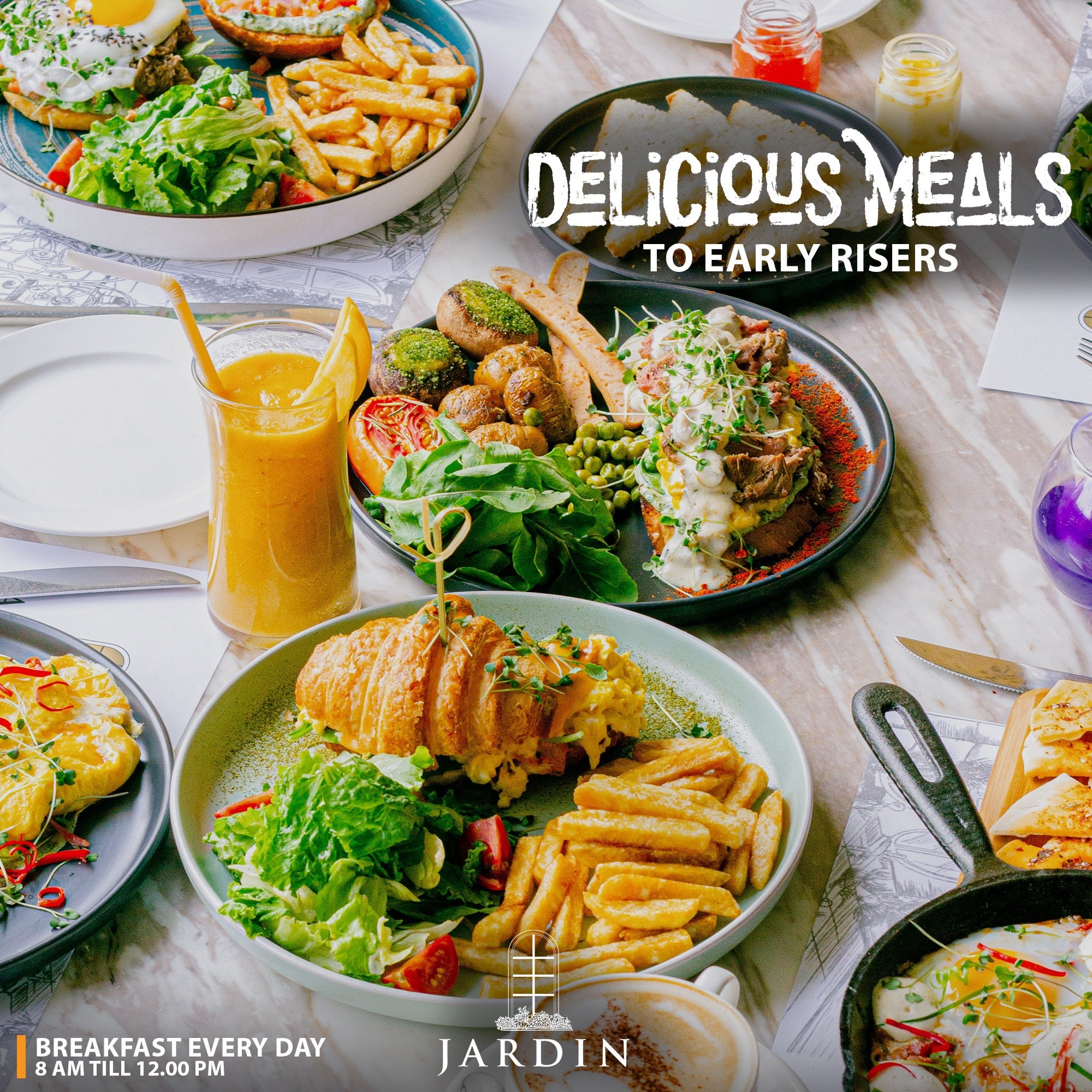 Delicious meals for early risers! Make... - Jardin Restaurant