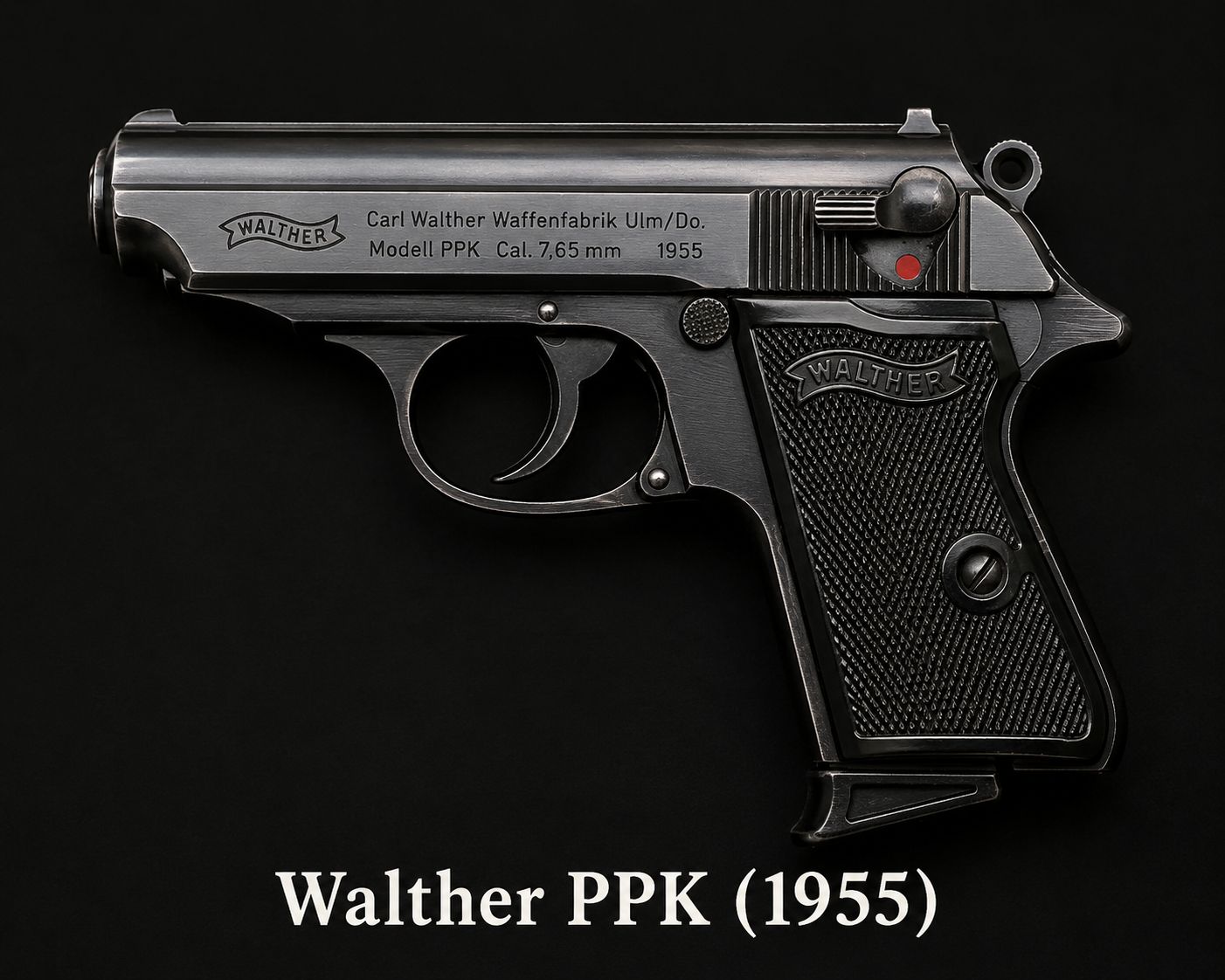 The semi-automatic compact Walther PPK was introduced in Germany