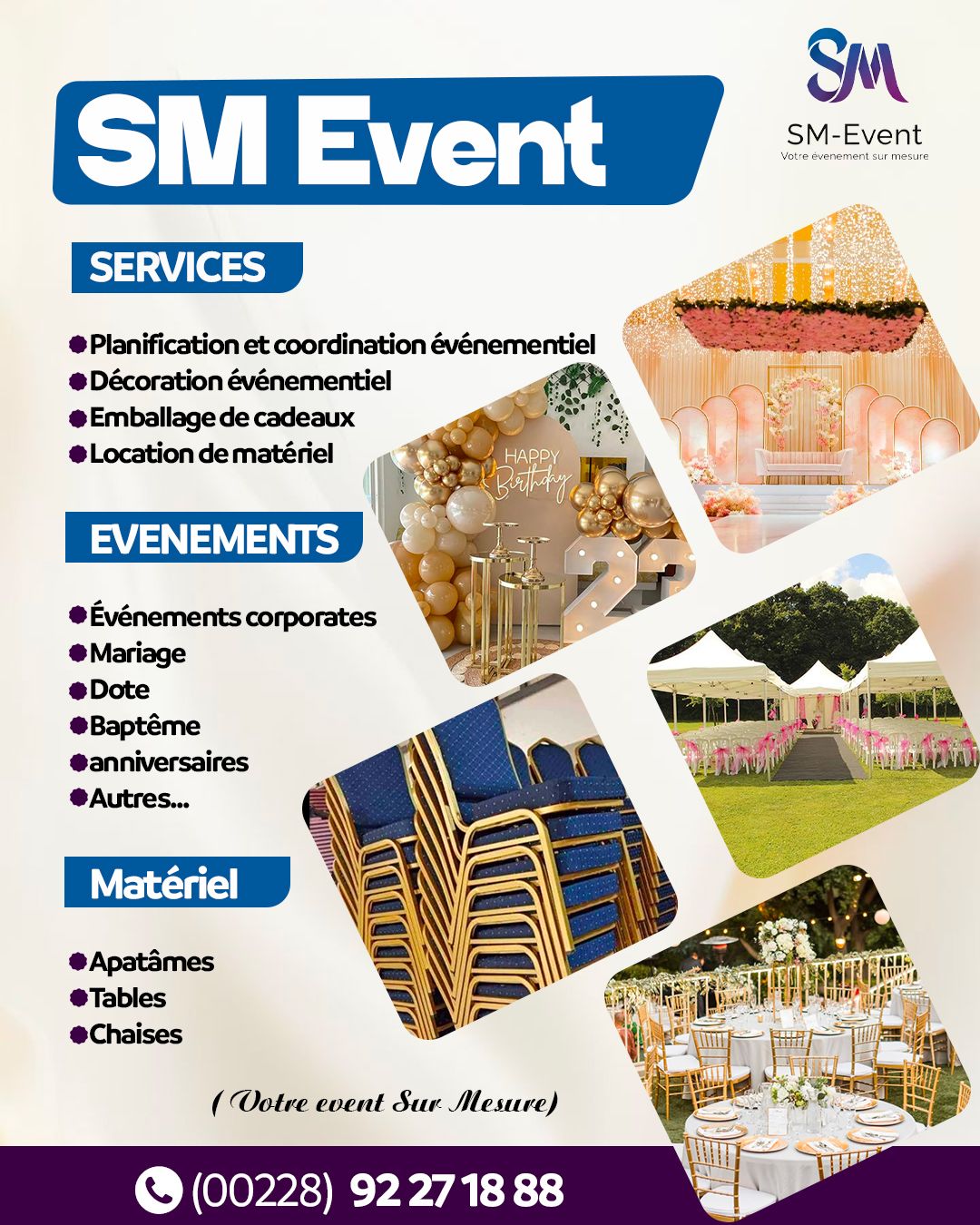 SM EVENT DECO | Lomé