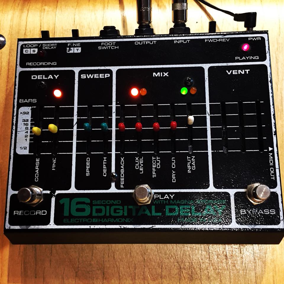 1981 Electro-Harmonix 16 Second Digital Delay & Controller In the