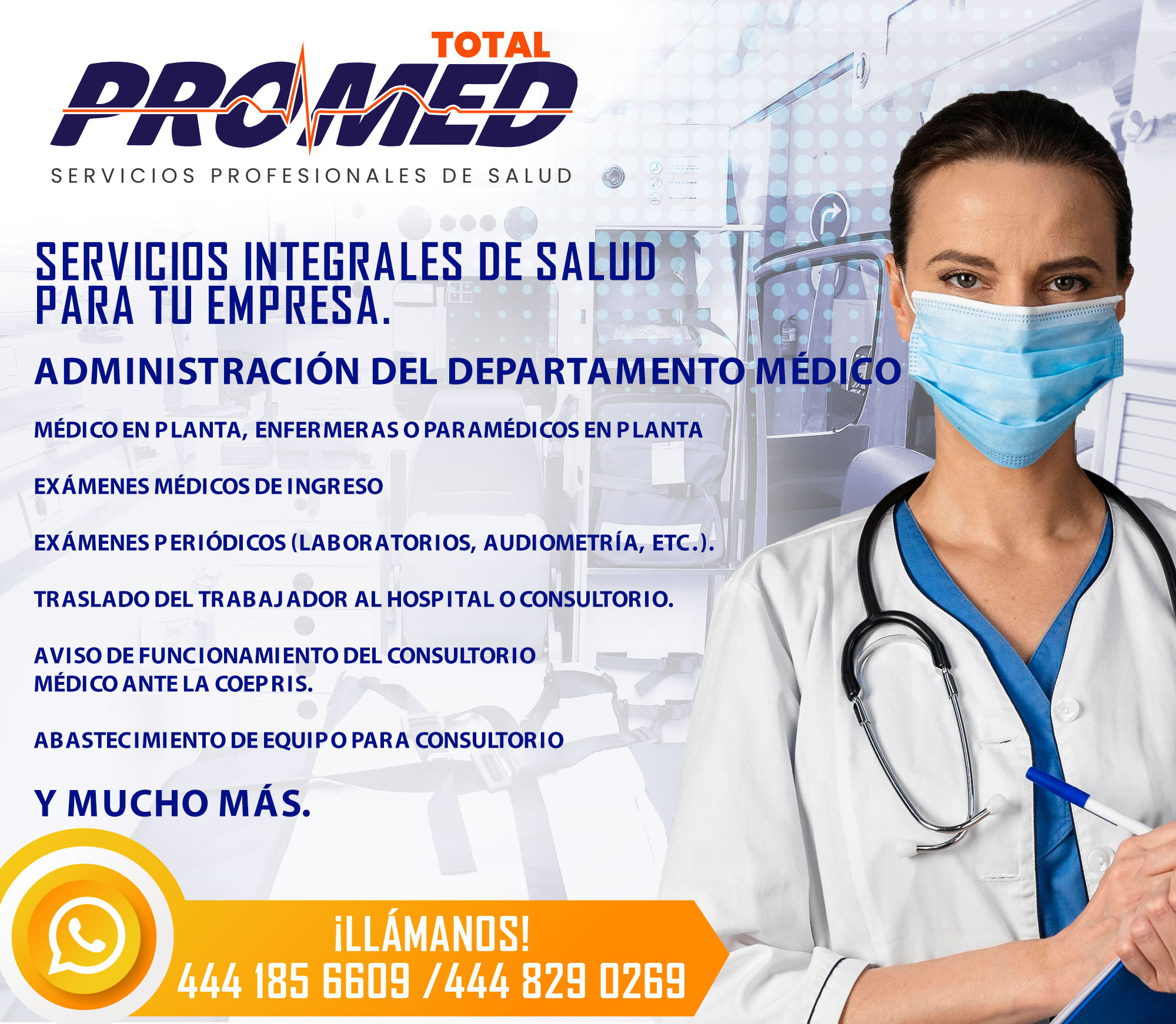 PromedTotal Slp - 👨‍⚕️👩‍⚕️ Realiza una prevención de los...