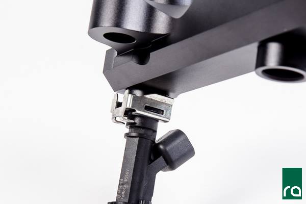 Injector retainers integrated in RA... - Radium Engineering
