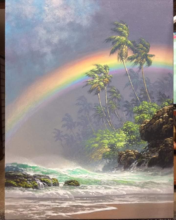 ロイ.ゴンザレス.タボラ　ハワイ Artist Roy Gonzalez Tabora Hawaiian Painter