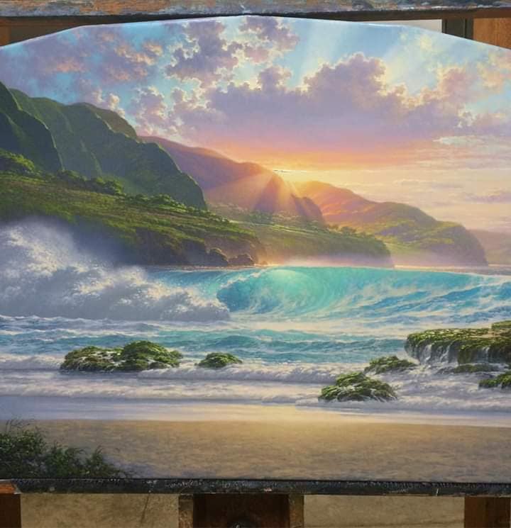 Artist Roy Gonzalez Tabora Hawaiian Painter