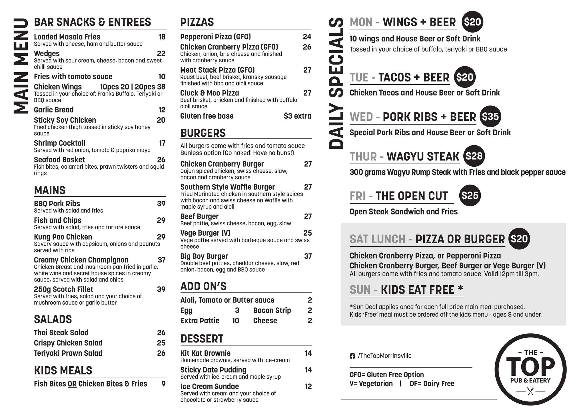 The Top - 🚨IT’S OFFICIAL — OUR NEW MENU IS NOW LIVE!🚨 You asked… we ...