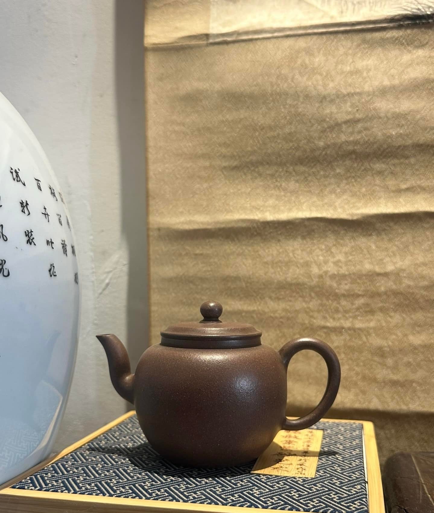 清代邵茂元制紫泥宫灯壶一线收的老紫砂壶，老紫泥，泥料漂亮砂头好，包
